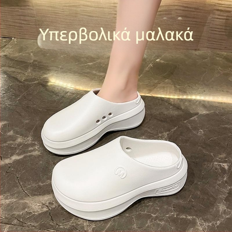 Νέα σανδάλια με ψηλοτάκουνα πλατφόρμες του 2024, γυναικεία καλοκαιρινά εξωτερικά ρούχα με αυξανόμενο ύψος, παντόφλες EVA για αθλητικά σανδάλια, διασυνοριακό διαδίκτυο, διασημότητα