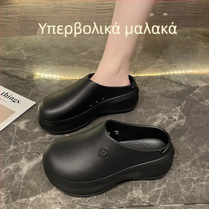 Νέα σανδάλια με ψηλοτάκουνα πλατφόρμες του 2024, γυναικεία καλοκαιρινά εξωτερικά ρούχα με αυξανόμενο ύψος, παντόφλες EVA για αθλητικά σανδάλια, διασυνοριακό διαδίκτυο, διασημότητα