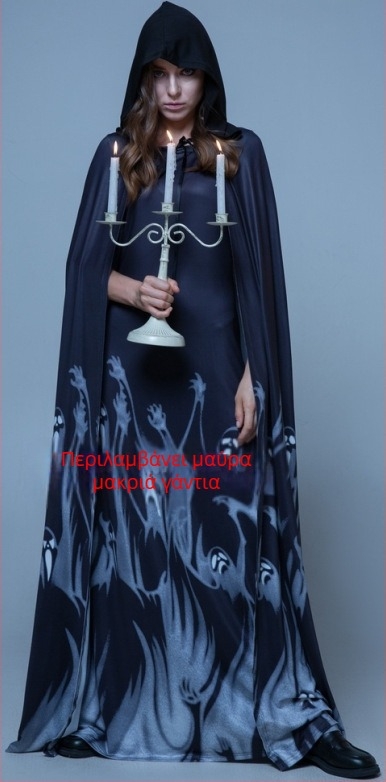 Στολή Αποκριών Cosplay κοστούμι βρικόλακας μάγισσα διάβολος κοστούμι βρικόλακας φόρεμα