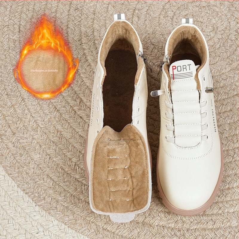 Νέα ψηλοτάκουνα παπούτσια με επένδυση φλις, μοντέλα άνοιξης, φθινοπώρου και χειμώνα 2024, παπούτσια όλων των εποχών, άνετα παπούτσια ταξιδιού, γυναικεία παπούτσια, αθλητικά παπούτσια