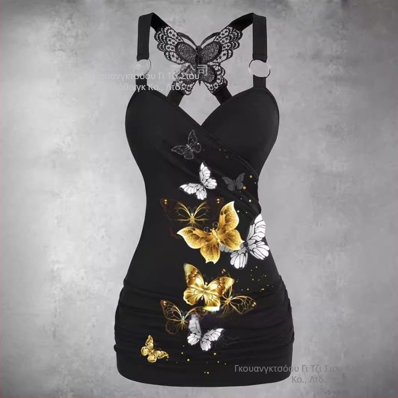 2024 Amazon AliExpress wish Independent Station TEMU Μόδα Σέξι Spice Girl Elegant Slim Sling Sling