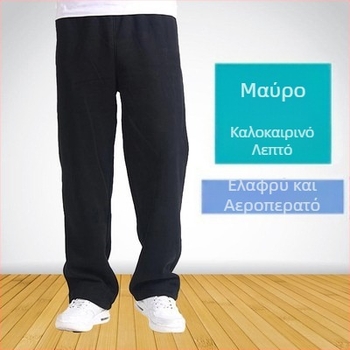 Αθλητικά παντελόνια για άνδρες, λεπτές βαμβακερές, ανοιξιάτικες και καλοκαιρινές, χαλαρές, ίσιες, casual, φόρμες, ανδρικά παντελόνια για μεγάλα μεγέθη, ελαστικά παντελόνια