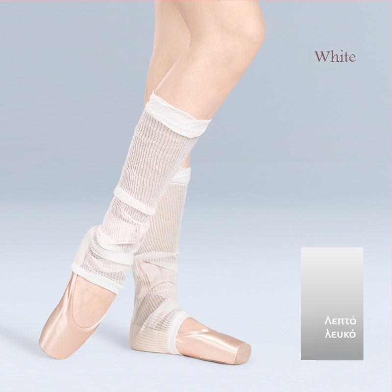 Κάλτσες χορού μπαλέτου ενηλίκων ζεστές κάλτσες χορού εξάσκησης σετ φθινοπώρου και χειμώνα πυκνές πλεκτές μακριές ανθεκτικές στο κρύο προστατευτικές κάλτσες μπαλέτου