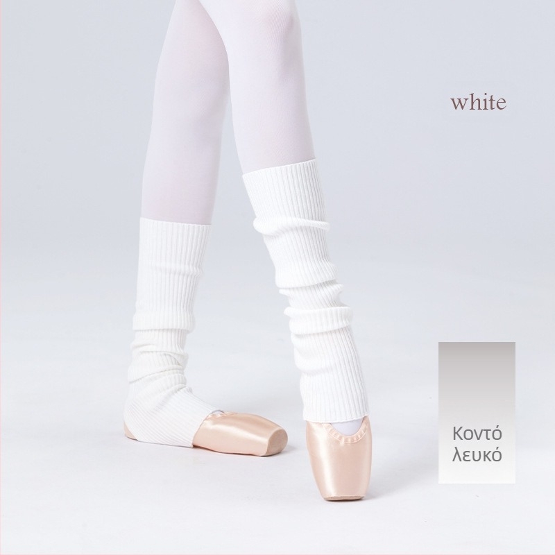 Κάλτσες χορού μπαλέτου ενηλίκων ζεστές κάλτσες χορού εξάσκησης σετ φθινοπώρου και χειμώνα πυκνές πλεκτές μακριές ανθεκτικές στο κρύο προστατευτικές κάλτσες μπαλέτου