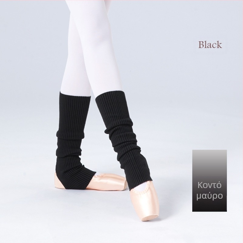 Κάλτσες χορού μπαλέτου ενηλίκων ζεστές κάλτσες χορού εξάσκησης σετ φθινοπώρου και χειμώνα πυκνές πλεκτές μακριές ανθεκτικές στο κρύο προστατευτικές κάλτσες μπαλέτου