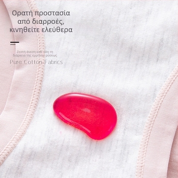 Γυναικεία εσώρουχα περιόδου με ψηλή μέση από καθαρό βαμβάκι, ανθεκτικά στις διαρροές, φαρδιά, μαλακά, αντιδιαρρηκτικά