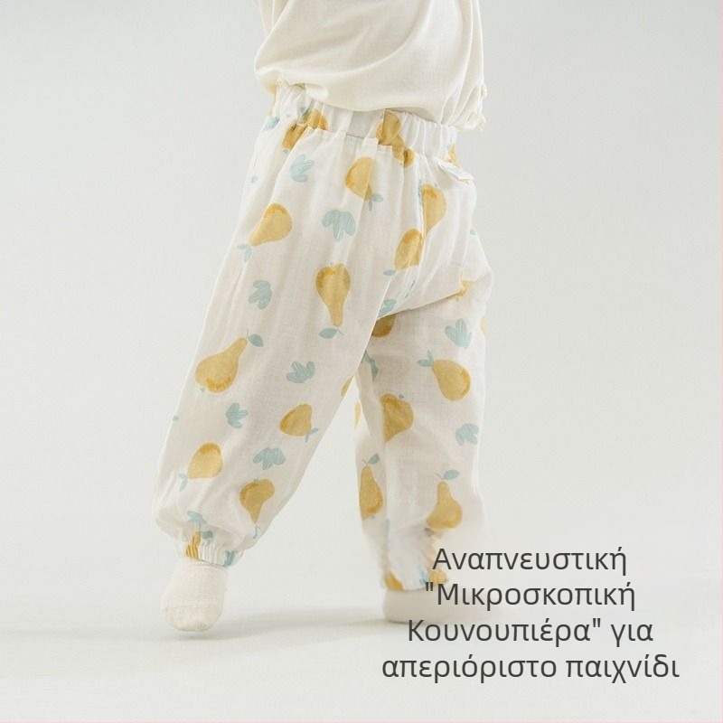 Παιδικά αντικουνουπικά παντελόνια Baby Class a από καθαρό βαμβάκι, καλοκαιρινά μπλούζες για αγόρια και κορίτσια, χαλαρά λεπτά, μοντέρνα παντελόνια