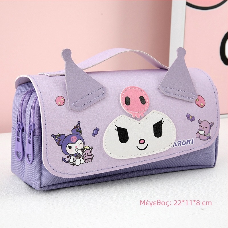 2024 Νέα τσάντα μολυβιών για μαθητές δημοτικού και γυμνασίου, χαριτωμένη τσάντα χαρτικών για κορίτσια, μεγάλη χωρητικότητα χαρτικών, τσάντα αποθήκευσης κινουμένων σχεδίων, χονδρική