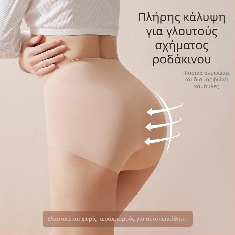 Γυναικεία εσώρουχα μεσαίας-ψηλής μέσης, μονοκόμματα, αντιβακτηριδιακά, βαμβακερά, λεπτές, αναπνεύσιμες, για την ανόρθωση ισχίων στην κοιλιά, χωρίς σημάδια