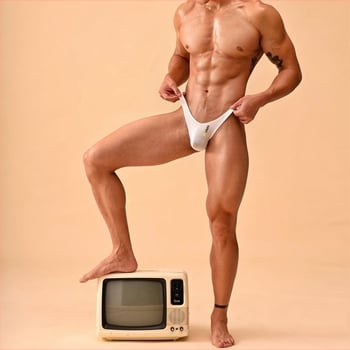 Μοντέρνα και σέξι ανδρικά σλιπ σορτς, ψηλοκάβαλο, λεπτό, αθλητικό, γυμναστικό, χωρίς ραφές, χαμηλοκάβαλο εσώρουχο για άνδρες