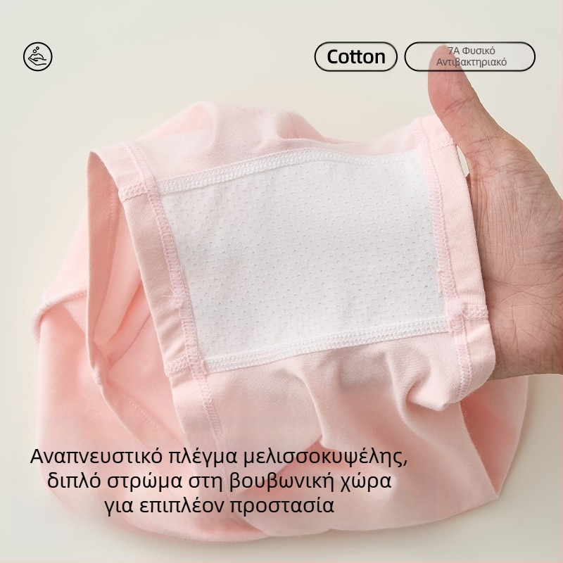 Εσώρουχα για κορίτσια από καθαρό βαμβάκι, κατηγορίας Α, με ψηλή μέση και προστασία στην κοιλιά. Μποξεράκια για κορίτσια, σορτς στα μέσα του φθινοπώρου και του χειμώνα, χωρίς κούρεμα στα οπίσθια.