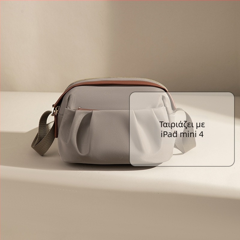 Τσάντες Guangzhou 2025 Νέα τσάντα ώμου μόδας από καμβά crossbody για γυναίκες, μικρή τσάντα ώμου, καλοκαιρινή, casual, πιο εύκολη για να ταιριάζει, τσάντα κινητού τηλεφώνου