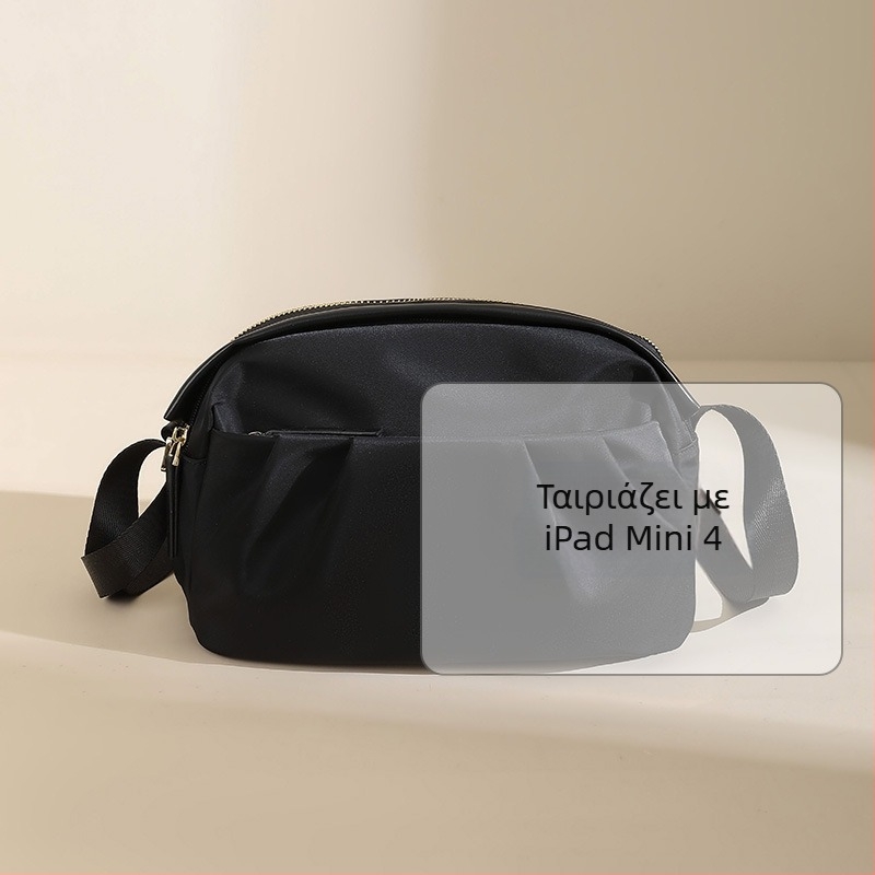 Τσάντες Guangzhou 2025 Νέα τσάντα ώμου μόδας από καμβά crossbody για γυναίκες, μικρή τσάντα ώμου, καλοκαιρινή, casual, πιο εύκολη για να ταιριάζει, τσάντα κινητού τηλεφώνου