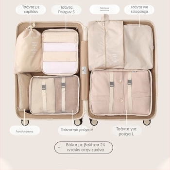 Αδιάβροχη τσάντα αποθήκευσης ταξιδιού, τσάντα αποθήκευσης αποσκευών, πολυλειτουργική τσάντα ταξιδιού για ρούχα, φορητή τσάντα αποθήκευσης