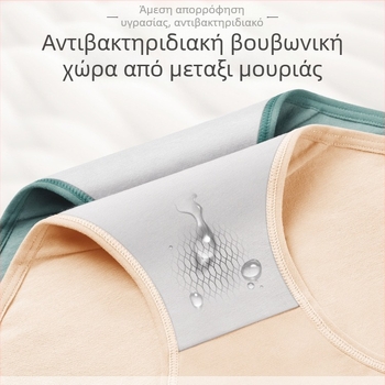 [Overseas Warehouse Dropshipping] American Local Spot Ψηλόμεσα Γυναικεία Εσώρουχα Pure Color Triangle Belly-Control Ψηλόμεσα Εσώρουχα Temu