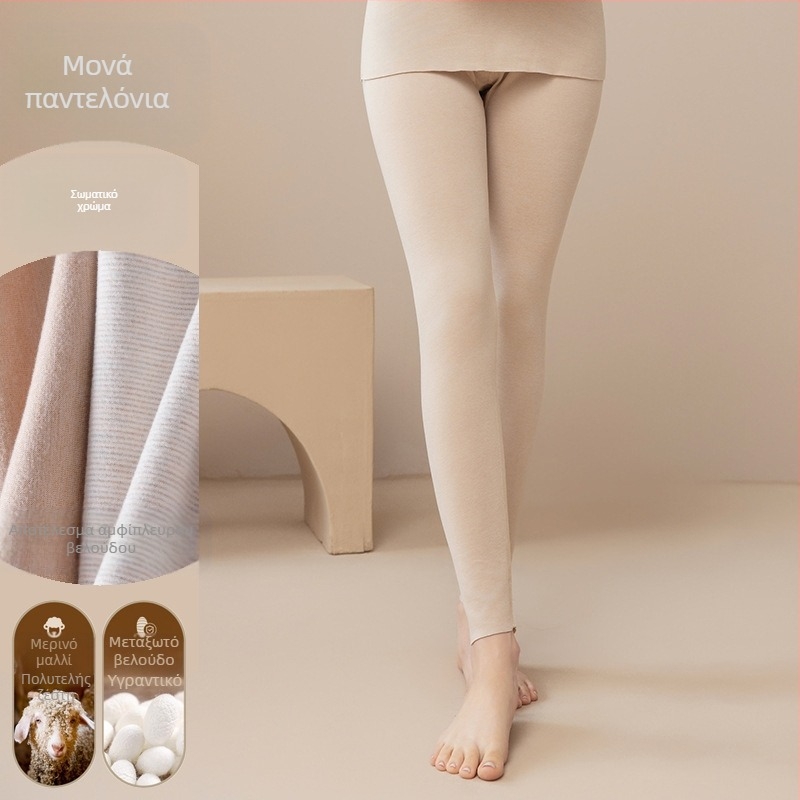 Φθινοπωρινό Παντελόνι Ανδρικό Ζεστό Παντελόνι Φθινοπωρινής και Χειμερινής Χρήσης, Φθινοπωρινό και Χειμερινό, Μαλλί, Μετάξι, Φλις Διπλής Όψης, Χοντρό Βάσης