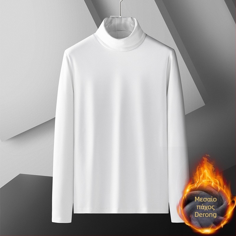 Πουκάμισο διπλής όψης από βελούδο γερμανικής κατασκευής με ζιβάγκο για άνδρες το φθινόπωρο και τον χειμώνα. Ζεστό εσωτερικό τοπ με φλις επένδυση και χοντρό φινίρισμα, λεπτό και ελαφρύ επαγγελματικό φόρεμα με μακριά μανίκια.