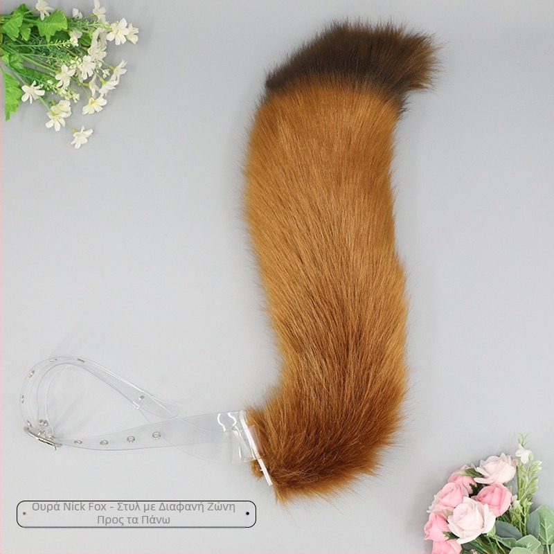 Fox Nick Headband cosplay Comic-Con Props Κοσμήματα Καπέλα Χαριτωμένο βελούδινο κεφαλόδεσμο Προσομοίωση Αυτιά Θηρίου Αξεσουάρ Μαλλιών