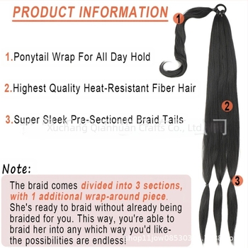 Πλεξούδα αλογοουρά με πλεξούδα, πλεξούδα με τρεις κλώνους, με τις καλύτερες πωλήσεις στο Amazon, πλεξούδα με πλεξούδα, Πλεξούδα με πόνυ