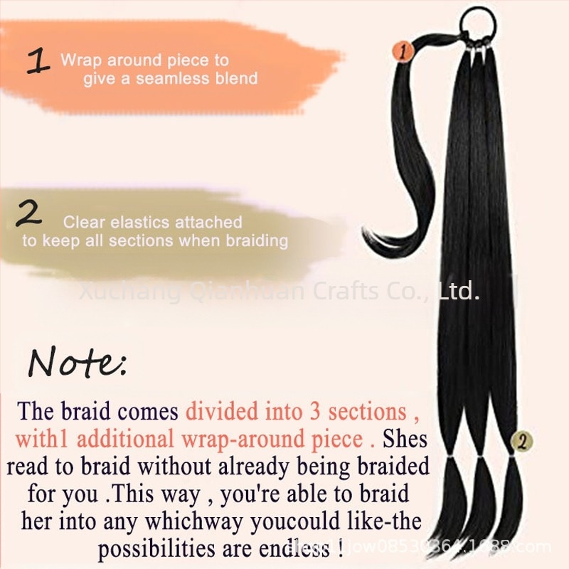 Πλεξούδα αλογοουρά με πλεξούδα, πλεξούδα με τρεις κλώνους, με τις καλύτερες πωλήσεις στο Amazon, πλεξούδα με πλεξούδα, Πλεξούδα με πόνυ