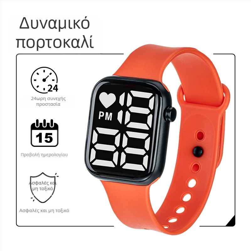 Y1 Export Ηλεκτρονικό Εμπόριο Ψηφιακό Ρολόι LED με Υψηλές Πωλήσεις για Αγόρια και Κορίτσια, Φωτεινό Ψηφιακό Ρολόι για Παιδιά, Αδιάβροχο Μεγάλο Καντράν