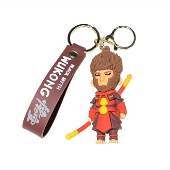 Γελοιογραφία μαύρο μύθο Wukong μπρελόκ κινουμένων σχεδίων χοίρος οκτώ σταματούν κούκλα αυτοκίνητο μπρελόκ παιχνίδι γύρω από μικρά δώρα χονδρικής