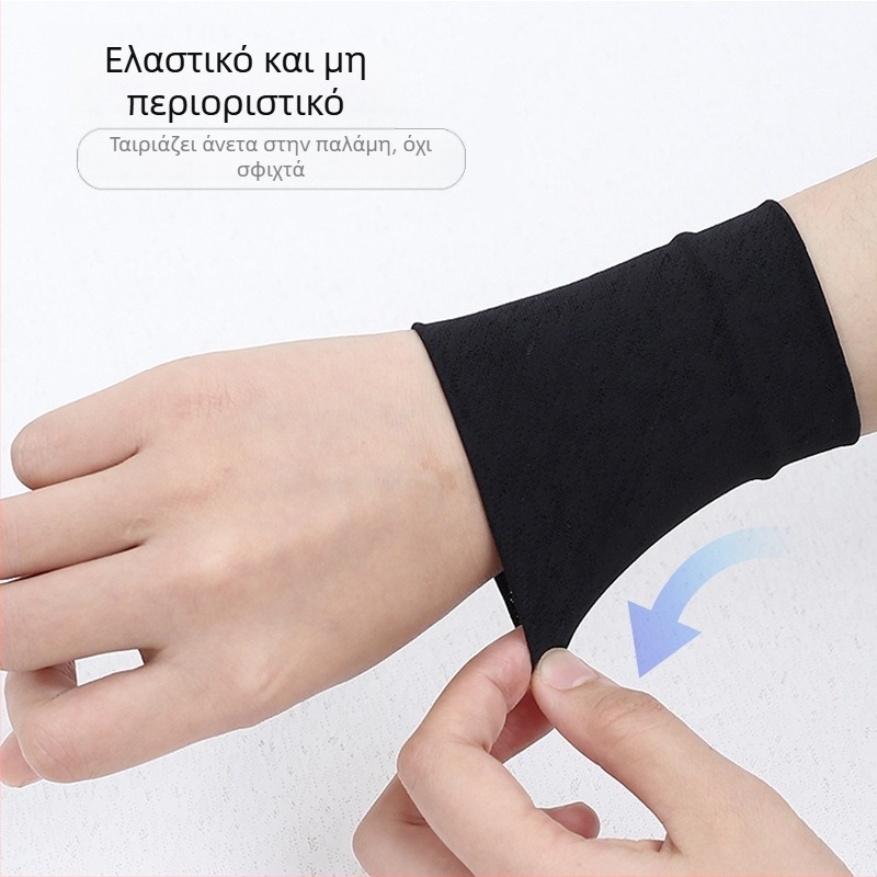 Εργοστασιακό άμεσο καλοκαιρινό λεπτό αθλητικό βραχιόλι δροσερό λουράκι καρπού για άνδρες και γυναίκες γυμναστικής απορροφητικό ιδρώτα αναπνεύσιμο κάλυμμα μανικιού πάγου χονδρικής