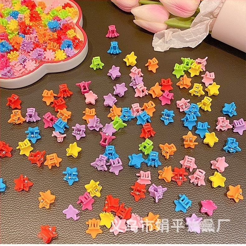 Πακέτο 100 ~ Μίνι φουρκέτες με δίχτυ, κόκκινο, σέικ τόνου, παιδικές αφέλειες, σπασμένα μαλλιά, μικρό κλιπ, περίπτερο δώρων, πώληση φουρκετών