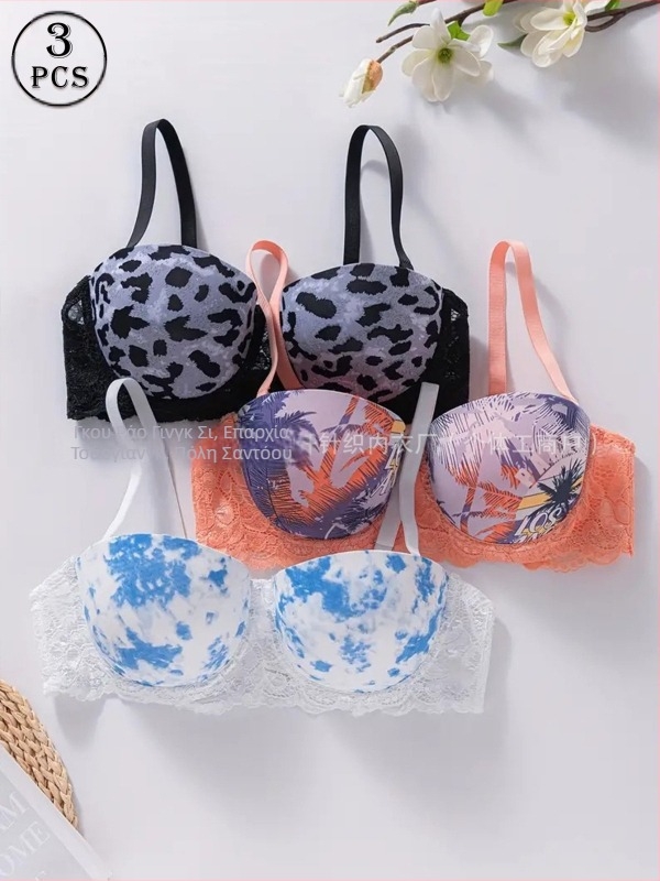 Διασυνοριακές εκρήξεις σέξι εσώρουχα εργοστάσιο πηγής δαντέλας σουτιέν εκτύπωσης με ατσάλινο δαχτυλίδι άνετα μαζεμένα εσώρουχα χονδρικής