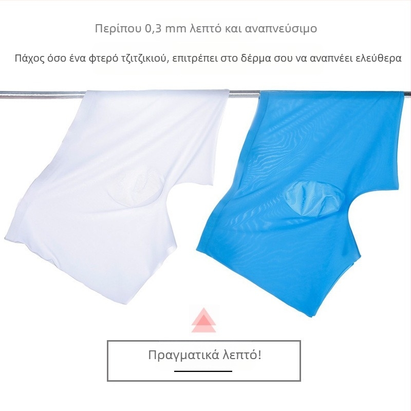 120 τεμάχια μονοκόμματα νάιλον Ice Silk ανδρικά εσώρουχα μπόξερ κατασκευαστές αναπνεύσιμο εξαιρετικά λεπτό γροθιά D