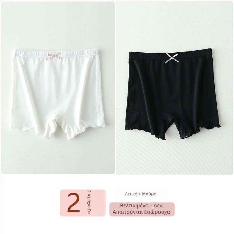 Παντελόνι ασφαλείας για κορίτσια Άνοιξη και Καλοκαίρι Νέο αντι-τρέξιμο Ελαφρύ Καλοκαιρινό Λεπτό Παιδικό Σορτς Ασφάλειας Plus Καβάλο για κορίτσια