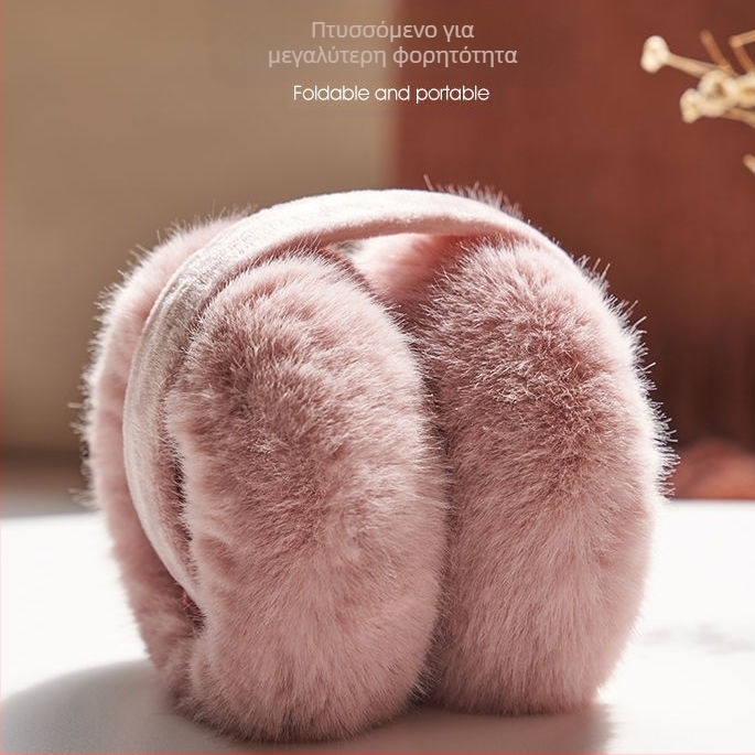 Ζεστές χειμωνιάτικες ωτοασπίδες, γυναικεία, χαριτωμένη θήκη αυτιών για φοιτητές σε κορεατικό στιλ, χειμωνιάτικες ωτοασπίδες, βελούδινες, αντιψυκτικές, μη πτυσσόμενες