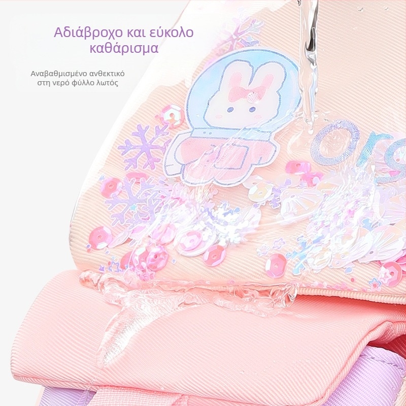 Νέα τσάντα δημοτικού σχολείου για κορίτσια χονδρικής τσάντα άμμου μεγάλης χωρητικότητας αδιάβροχη τσάντα πολλαπλών τσεπών για παιδιά