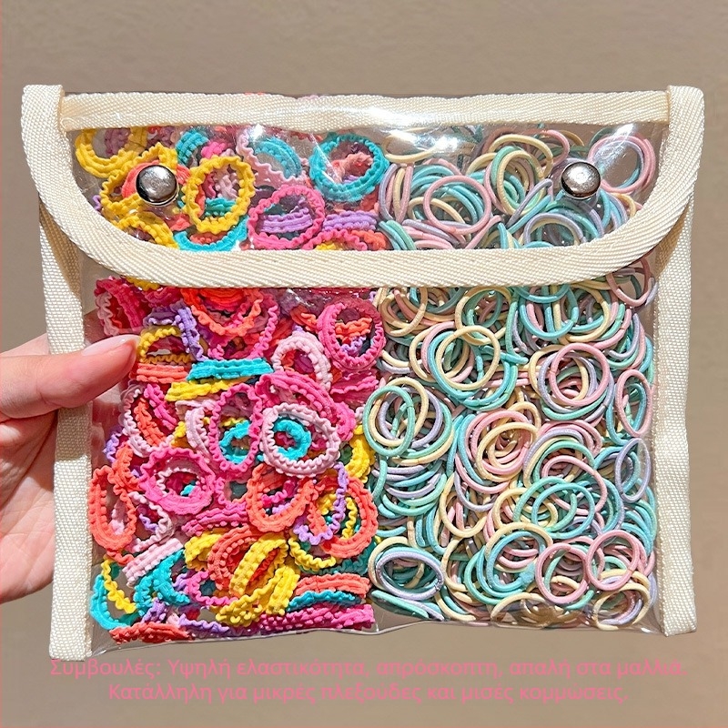 Παιδικό λαστιχάκι, μικρό μέγεθος για μωρά, Μικρό λαστιχάκι για το κεφάλι, σχοινί μαλλιών για κορίτσια, κορδέλα μαλλιών για τον αντίχειρα, καπάκι