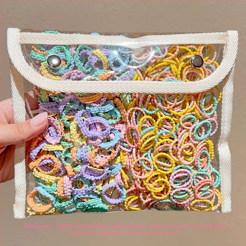 Παιδικό λαστιχάκι, μικρό μέγεθος για μωρά, Μικρό λαστιχάκι για το κεφάλι, σχοινί μαλλιών για κορίτσια, κορδέλα μαλλιών για τον αντίχειρα, καπάκι