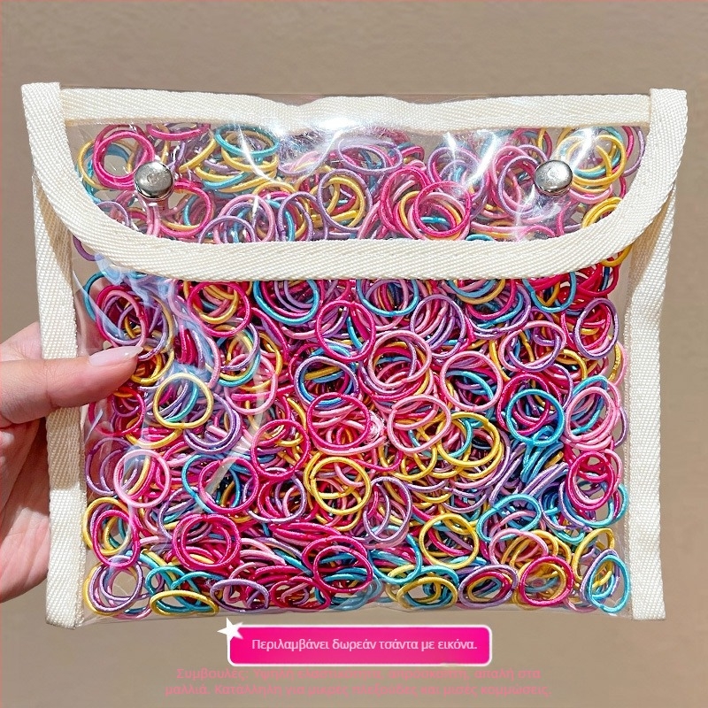 Παιδικό λαστιχάκι, μικρό μέγεθος για μωρά, Μικρό λαστιχάκι για το κεφάλι, σχοινί μαλλιών για κορίτσια, κορδέλα μαλλιών για τον αντίχειρα, καπάκι