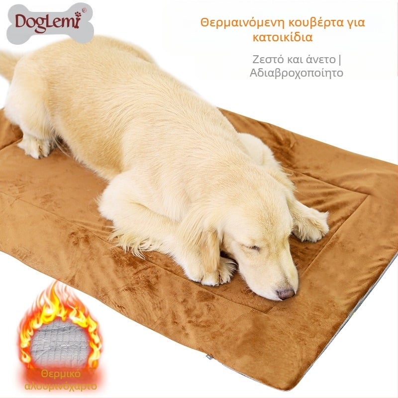 Εξωτερικό εμπόριο Εργοστάσιο Άμεσο ζεστό χαλάκι φωλιάς σκύλου βελούδινο χαλάκι κατοικίδιων ζώων χειμερινό ζεστό χαλάκι ύπνου για κατοικίδια