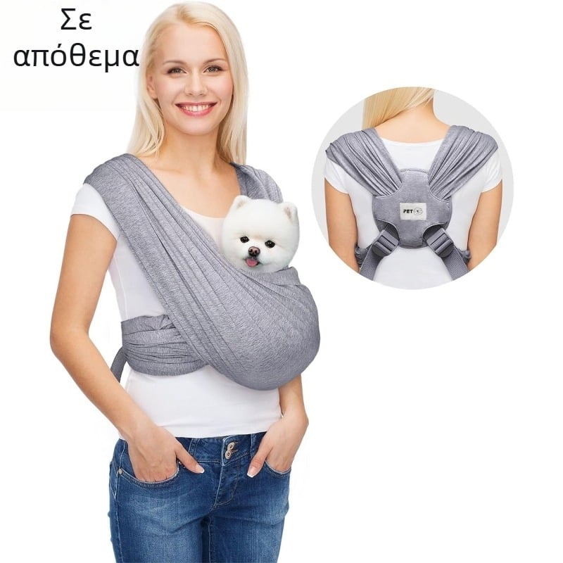 Υφασμάτινη τσάντα κατοικίδιων ζώων Αναπνέουσα άνετη τσάντα ταξιδιού για γάτες και σκύλους Φορητή τσάντα Πτυσσόμενη τσάντα στήθους μεγάλης χωρητικότητας T23S