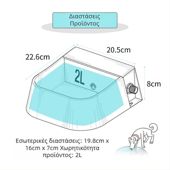 Amazon ζεστό μπολ τροφοδότη σκύλων μπολ αυτόματη αποθήκευση νερού σιντριβάνι βοοειδή πρόβατα κατοικίδιο ζώο μπολ τροφής μπολ σκύλων χονδρικής