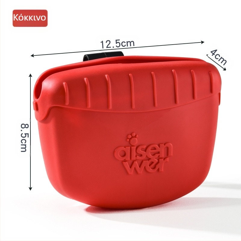 Τσάντα μέσης εκπαίδευσης κατοικίδιων ζώων, τσάντα σίτισης, τσάντα σνακ για γάτες και σκύλους, εξωτερική τσάντα τροφής για σκύλους, τσάντα εκπαίδευσης τροφής για γάτες, φορητή τσάντα μέσης για έξοδο