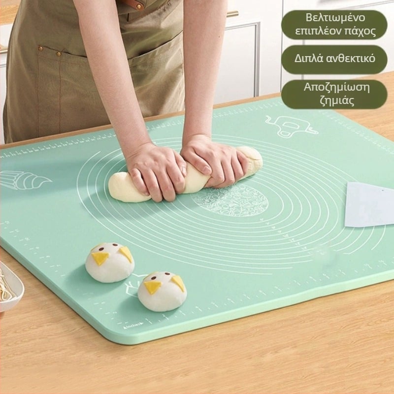 Σιλικονούχο ζυμωτήριο, νουντλς οικιακής χρήσης και αντιολισθητικό χαλί ζυμαρικών για κουζίνα