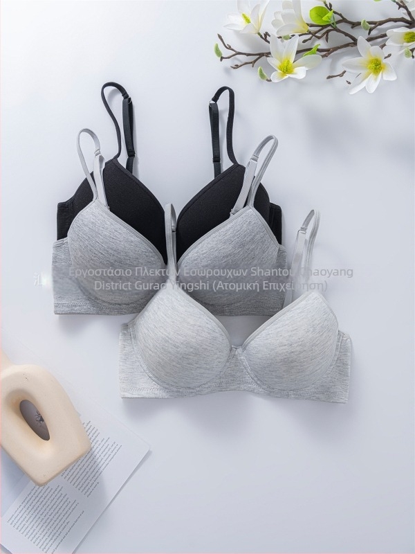 Ειδικό για σουτιέν με καυτά κορίτσια σε όλο το φάσμα των συνόρων, αναπνεύσιμο και άνετο, απαλό βαμβακερό εσώρουχο με ατσάλινο δακτύλιο που συσφίγγεται και δεν αφήνει αίσθηση χαλάρωσης.
