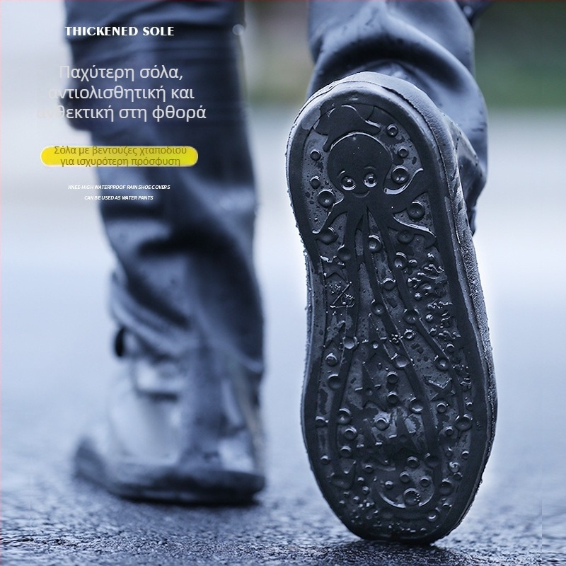 Αντιολισθητικό, παχύ, ανθεκτικό στη φθορά κάλυμμα παπουτσιών πάνω από το γόνατο, αδιάβροχο παντελόνι ιππασίας για άνδρες και γυναίκες, μονοκόμματο παντελόνι, με παράδοση σε όλη τη χώρα.