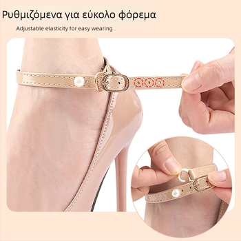 Γαλλικά απλά σανδάλια με χοντρό τακούνι και μυτερή μύτη, παπούτσια χωρίς εγκατάσταση, μεγάλη αλλαγή, μικρό λουράκι τακουνιού με αντικραδασμική προστασία