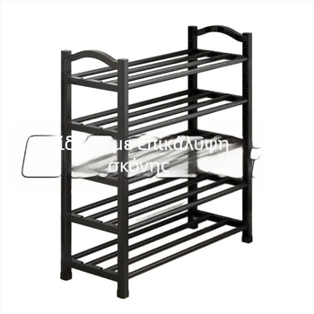 Ράφι παπουτσιών πολλαπλών στρώσεων οικιακής απλής πόρτας φοιτητικής εστίας ανθεκτική στη σκόνη και ισχυρή στην τοποθέτηση δημοφιλής θήκη αποθήκευσης παπουτσιών