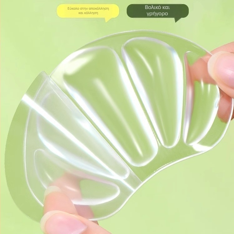 Αυτοκόλλητα τακουνιών κατά της φθοράς για αθλητικά παπούτσια, αόρατα μαξιλαράκια μισού μεγέθους που κόβονται, αντιολισθητικά και αντιπτωτικά αυτοκόλλητα τακουνιών