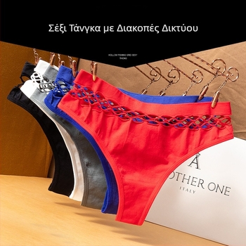 Σέξι Γυναικείο Σλιπ με Τρίγωνο και Κομμάτια από Διχτυωτό Ψαροντούφεκο, Γυναικείο Σέξι Εσώρουχο, Γυναικείο T-Shirt χωρίς Ραφή, Γυναικείο, Αδιάβροχο