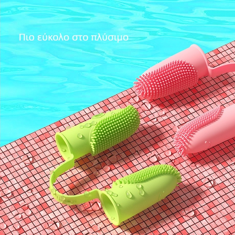 Οδοντόβουρτσα διπλού δακτύλου για κατοικίδια, σκύλος, γάτα, είδη κατοικίδιων, καθαρισμός δοντιών, σετ δακτύλων, εργαλείο στοματικού καθαρισμού