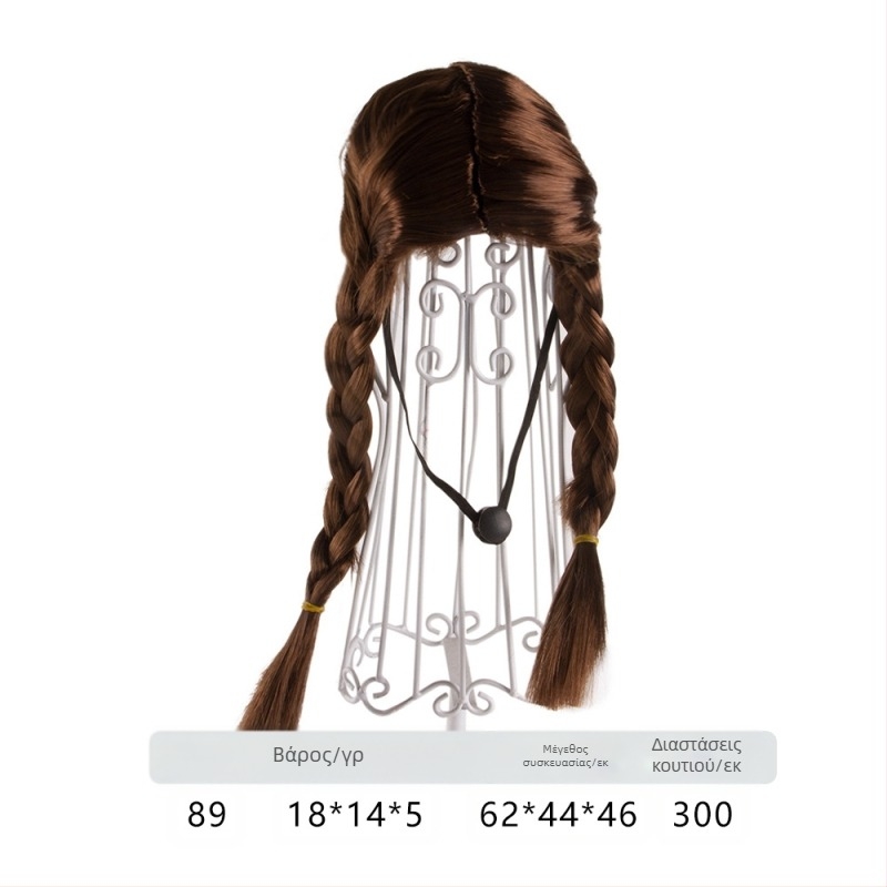 Περούκα για κατοικίδια, κόμμωση, σκύλος, γάτα, κομψές αφέλειες, εκρηκτικό κεφάλι, φόρεμα με αρκουδάκι, αστεία είδη διακοπών