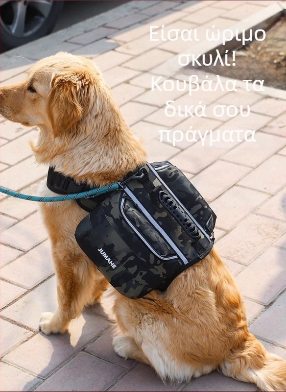 Νέα τσάντα σκύλου με υψηλές πωλήσεις, αυτο-σακίδιο πλάτης, μεγάλη και μεσαία τσάντα σκύλου για υπαίθριες αθλητικές δραστηριότητες, τσάντα σκύλου για ταξίδια, Amazon για υπαίθριες μεταφορές κατοικίδιων